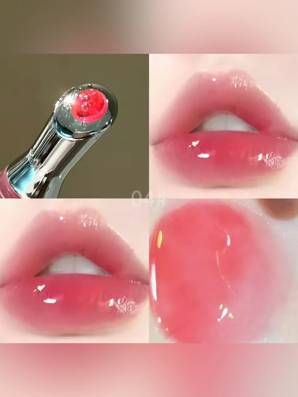 Fruit Honey Lip Essence Trio - Yellow, Pink, Red